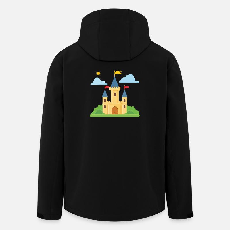 Schloss - Recycelte Männer Softshell-Jacke von Stanley/Stella - Schwarz