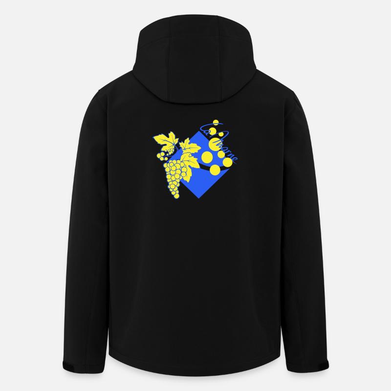 Logo revisité la Marne - Veste softshell homme en polyester recyclé Stanley/Stella - noir