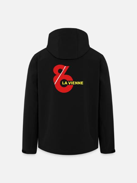 Vienne 86 logo - Men’s Recycled Softshell Jacket by Stanley/Stella - black