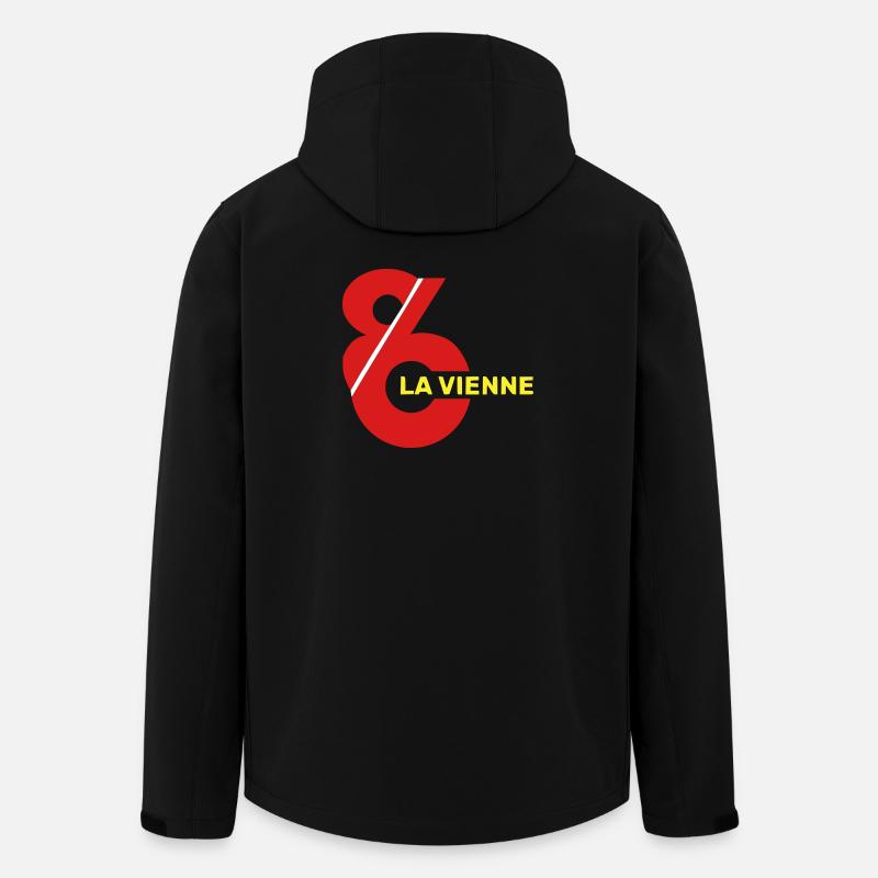 Vienne 86 Logo - Recycelte Männer Softshell-Jacke von Stanley/Stella - Schwarz