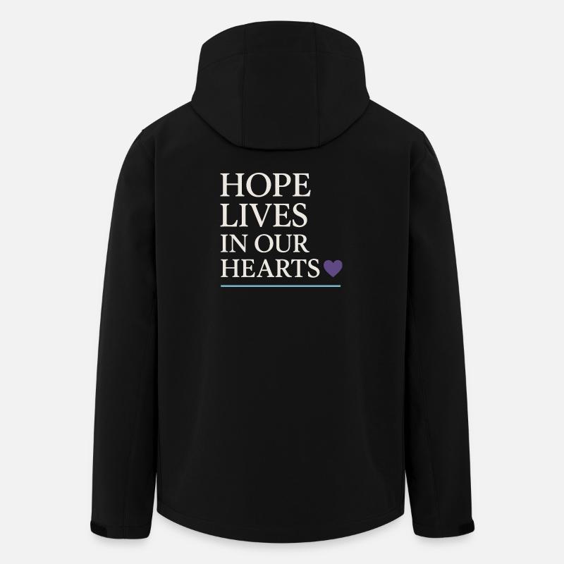 Suicide Loss Remembrance Walk Suicide - Men’s Recycled Softshell Jacket by Stanley/Stella - black