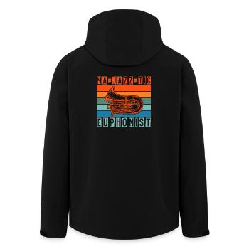 Euphonium Ma-Jazz-Tic Euphonist Baritone Marching - Men’s Recycled Softshell Jacket by Stanley/Stella - black - Back - AI Model Male 185 light (185cm)