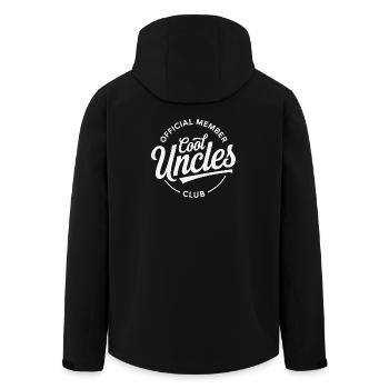 Cool Uncles Club - Recycelte Männer Softshell-Jacke von Stanley/Stella - Schwarz - Hinten - AI Model Male 185 light (185cm)