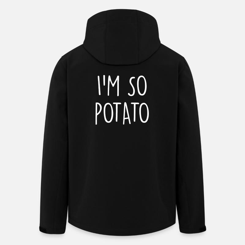 Potato Kartoffel - Veste softshell homme en polyester recyclé Stanley/Stella - noir