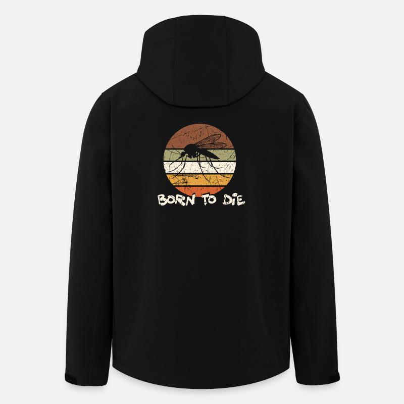 Born to Die – Vintage Retro Mosquito - Men’s Recycled Softshell Jacket by Stanley/Stella - black