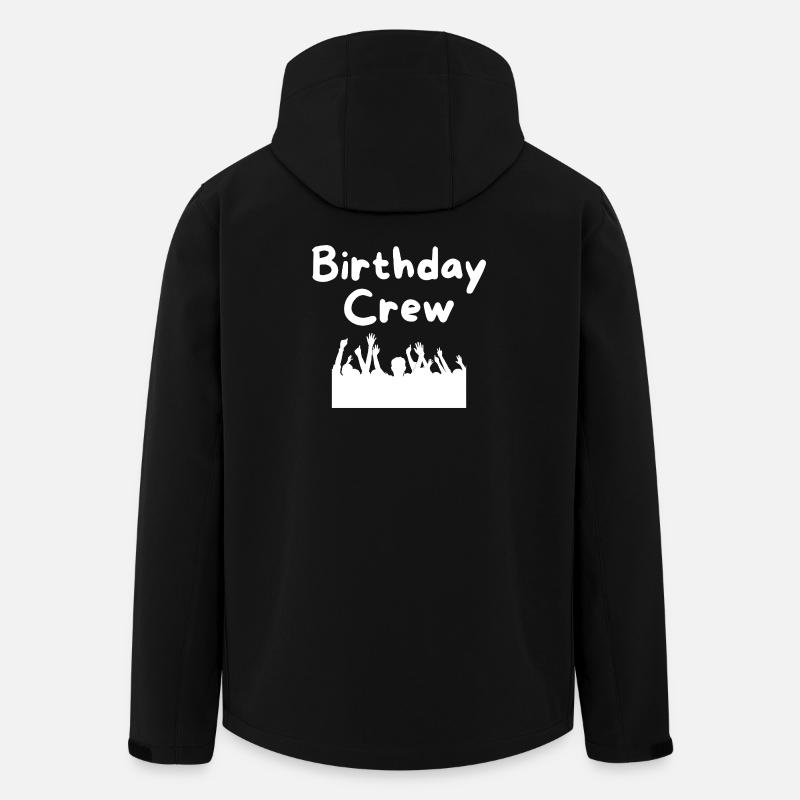 Équipe d’anniversaire - Veste softshell homme en polyester recyclé Stanley/Stella - noir