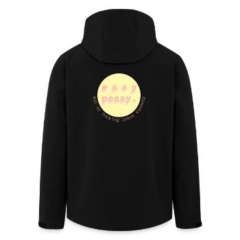 Cercle facile et facile - Veste softshell homme en polyester recyclé Stanley/Stella - noir - Dos - AI Model Male 185 light (185cm)
