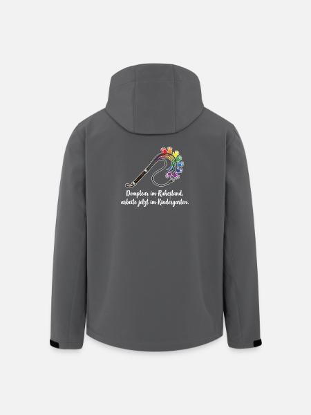 Erzieher Dompteur Kindergarten Beruf - Recycelte Männer Softshell-Jacke von Stanley/Stella - Schwarz