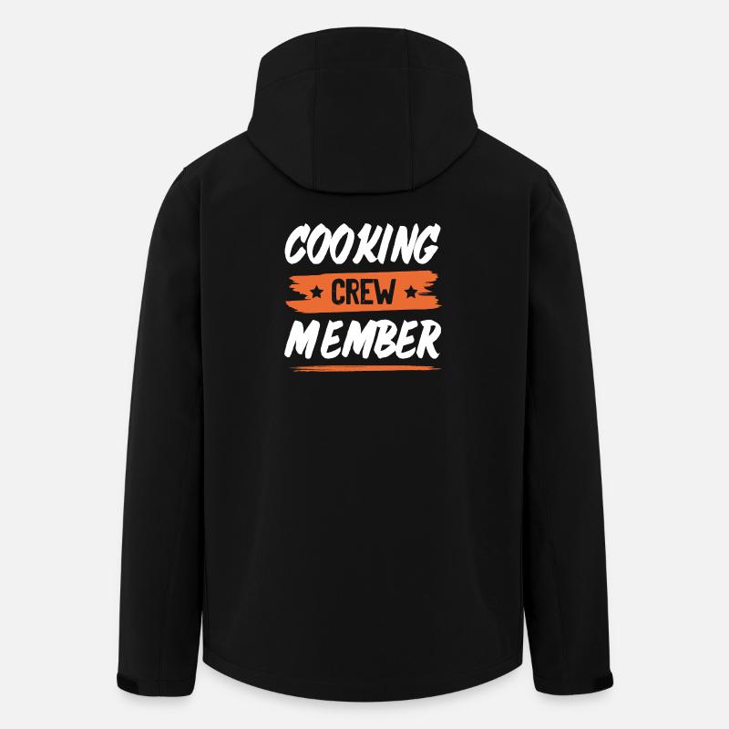 Cooking Crew - Recycelte Männer Softshell-Jacke von Stanley/Stella - Schwarz