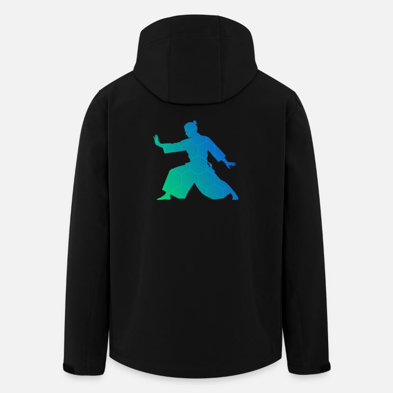 Selbstverteidigung Geschenkidee für Aikido-Prüfung - Recycelte Männer Softshell-Jacke von Stanley/Stella - Schwarz