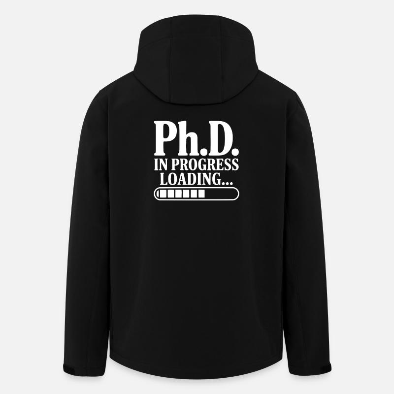 Ph.D. Lädt im Gange... - Recycelte Männer Softshell-Jacke von Stanley/Stella - Schwarz