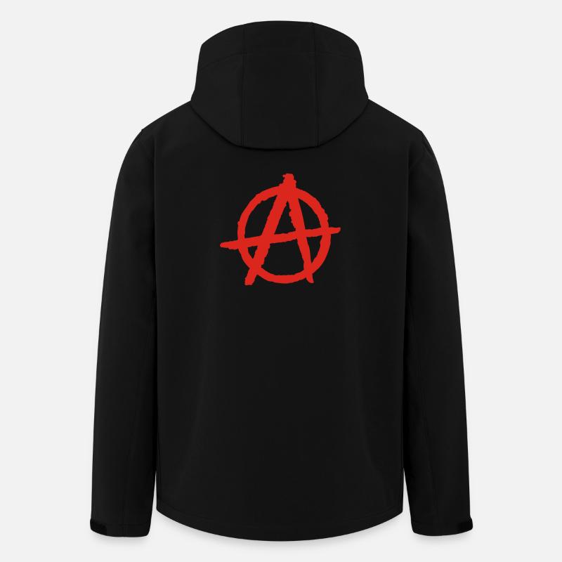 anarchy - Men’s Recycled Softshell Jacket by Stanley/Stella - black