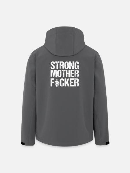 Strong mother F1cker - Men’s Recycled Softshell Jacket by Stanley/Stella - black