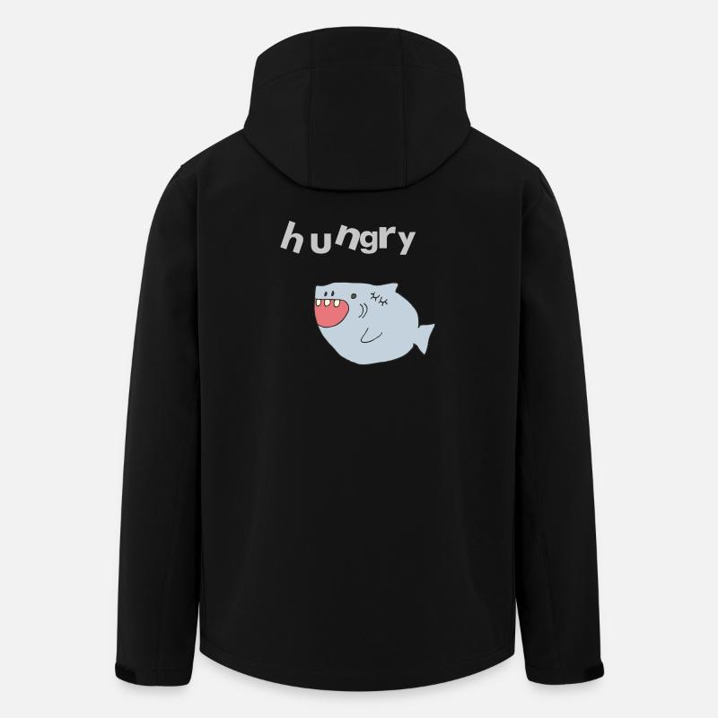 haifisch hungry - Recycelte Männer Softshell-Jacke von Stanley/Stella - Schwarz