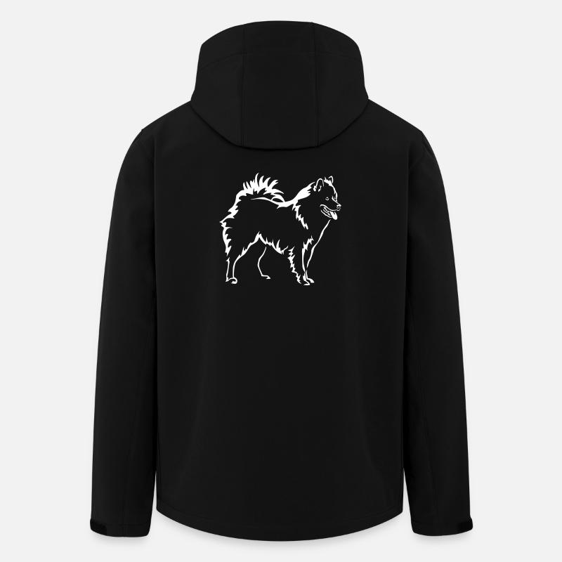 Eurasier « Black Edition » - Veste softshell homme en polyester recyclé Stanley/Stella - noir