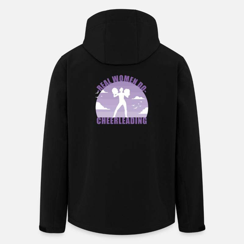 Cheerleading Cheerleader Girl Pompons Gift - Veste softshell homme en polyester recyclé Stanley/Stella - noir