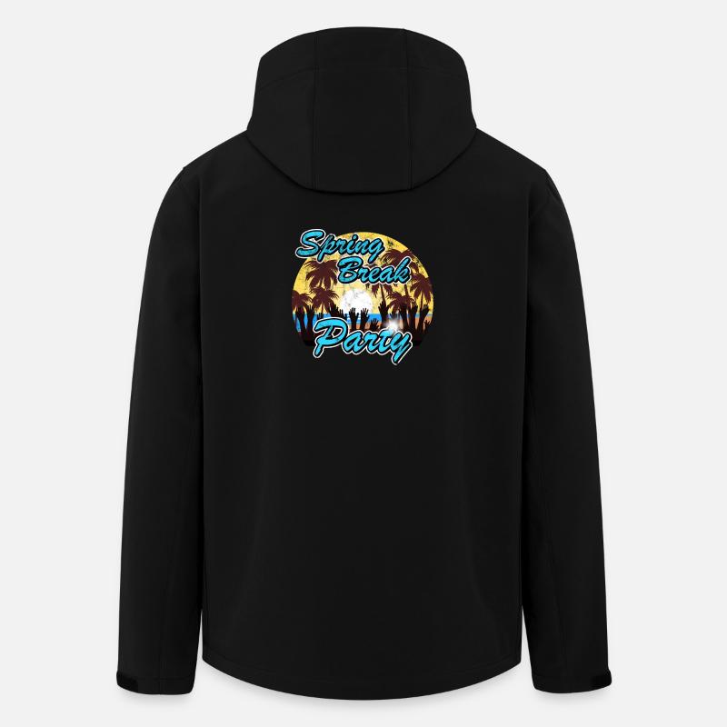 Spring Break Party - Recycelte Männer Softshell-Jacke von Stanley/Stella - Schwarz