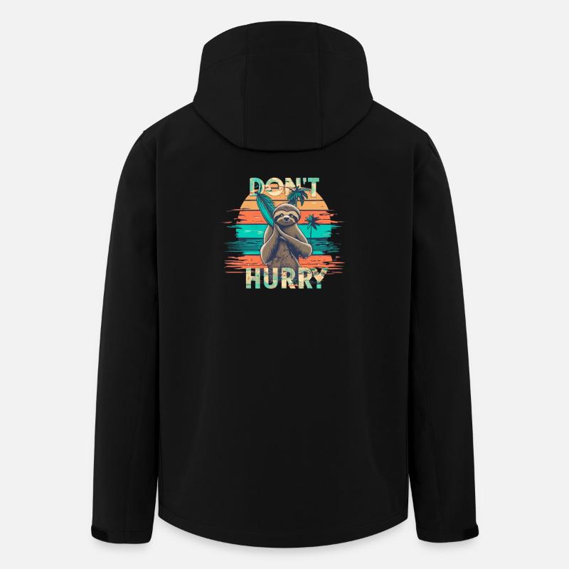 Faultier - Recycelte Männer Softshell-Jacke von Stanley/Stella - Schwarz
