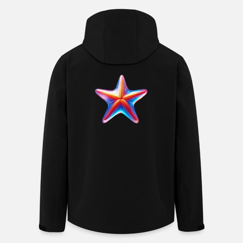 Starfish - Men’s Recycled Softshell Jacket by Stanley/Stella - black