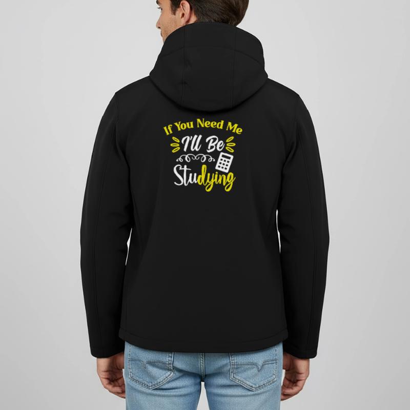 Studying Students Learning Practice Assignment Exams Men’s Recycled Softshell Jacket Discoverer by Stanley/Stella