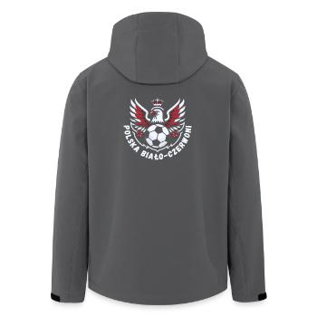 Football polonais - Veste softshell homme en polyester recyclé Stanley/Stella - charbon - Dos - AI Model Male 185 light (185cm)