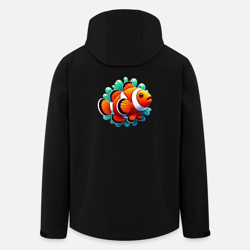 Clownfish - Men’s Recycled Softshell Jacket by Stanley/Stella - black