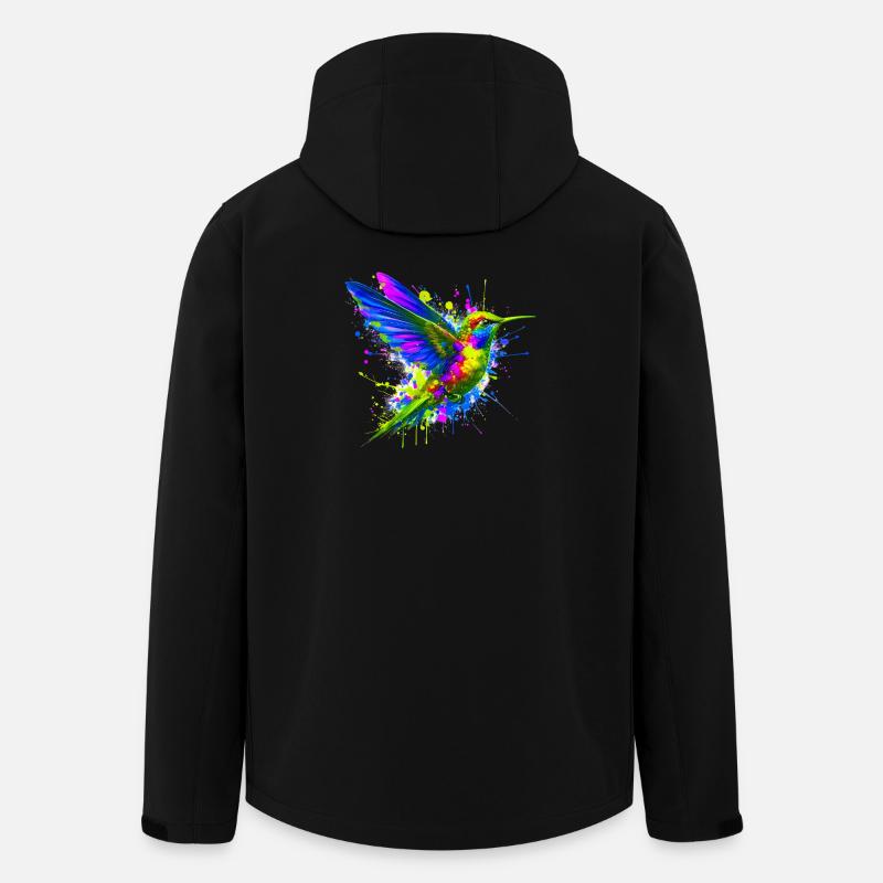 Hummingbird - Men’s Recycled Softshell Jacket by Stanley/Stella - black