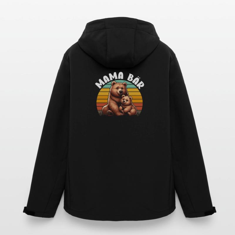 Mama Bär Muttertag Mutter Elternteil Mama Bear Recycelte Männer Softshell-Jacke von Stanley/Stella
