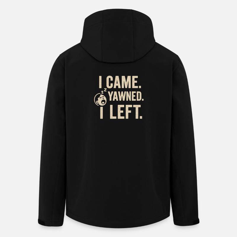 Sleepy Gawn Left Tee Design - Recycelte Männer Softshell-Jacke von Stanley/Stella - Schwarz