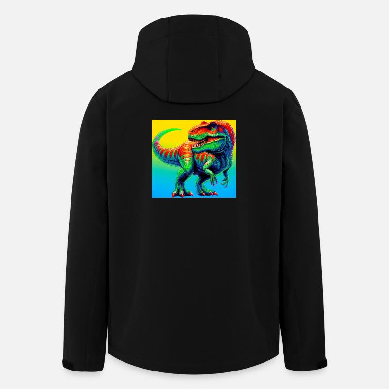 Dinosaurier - Recycelte Männer Softshell-Jacke von Stanley/Stella - Schwarz