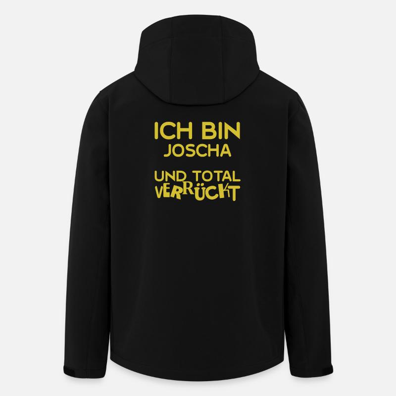 Joscha - Veste softshell homme en polyester recyclé Stanley/Stella - noir
