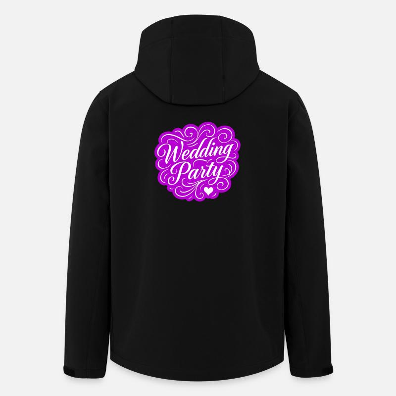 Hochzeit Party Hochzeitsfeier - Recycelte Männer Softshell-Jacke von Stanley/Stella - Schwarz
