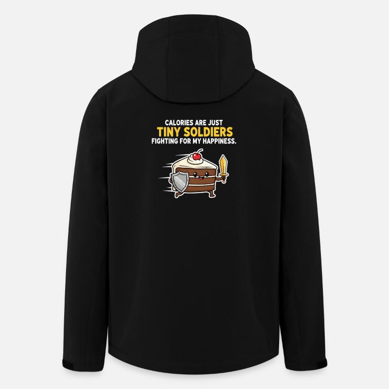 Cake Hero Calorie Fighter - Men’s Recycled Softshell Jacket by Stanley/Stella - black