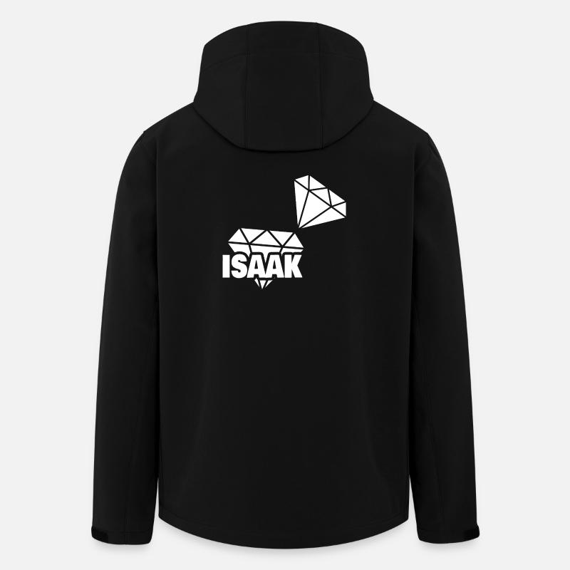 Kostbar Isaak - Recycelte Männer Softshell-Jacke von Stanley/Stella - Schwarz