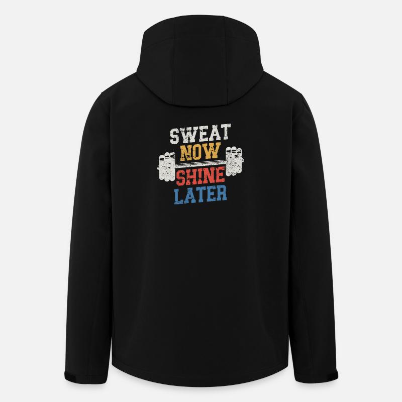 Sweat Now Shine Later - Men’s Recycled Softshell Jacket by Stanley/Stella - black