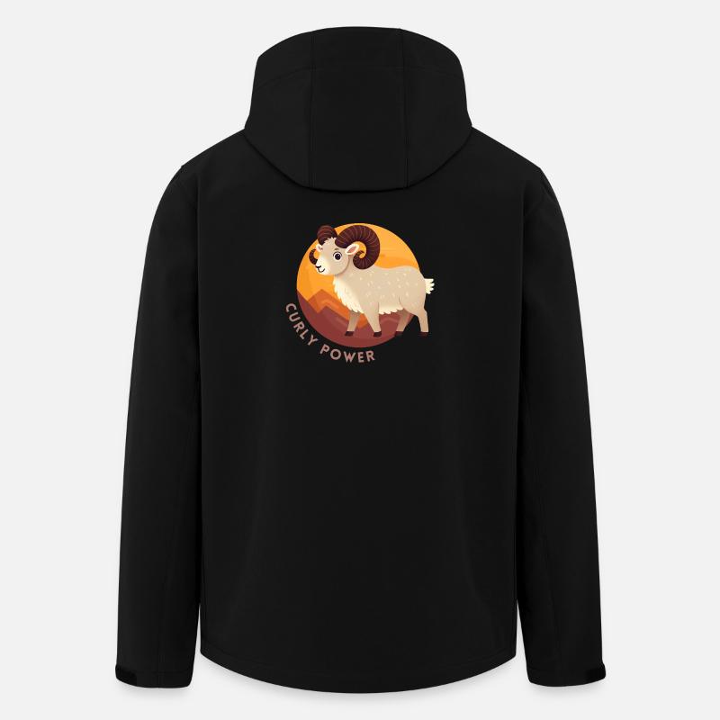 Böder Lockenkraft - Recycelte Männer Softshell-Jacke von Stanley/Stella - Schwarz