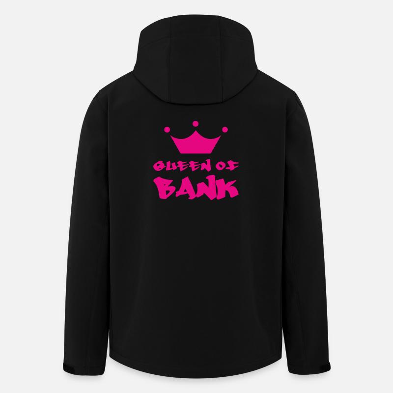 Die Königin des Bankwesens - Recycelte Männer Softshell-Jacke von Stanley/Stella - Schwarz