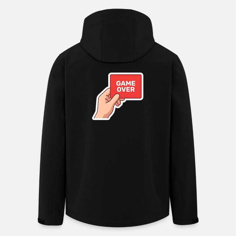 Game Over Retro-Schild - Recycelte Männer Softshell-Jacke von Stanley/Stella - Schwarz