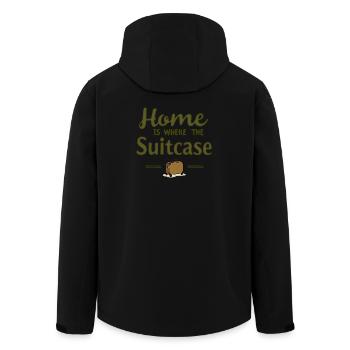 La maison est là où la valise est - Veste softshell homme en polyester recyclé Stanley/Stella - noir - Dos - AI Model Male 185 light (185cm)