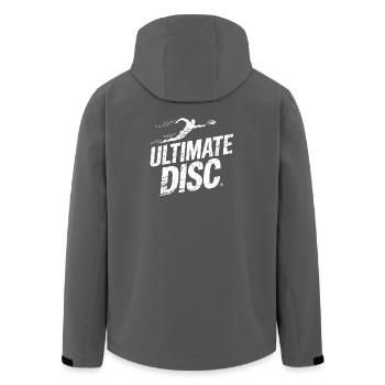  Ultimate Disc Layout Offense Spieler Sprung Fang - Recycelte Männer Softshell-Jacke von Stanley/Stella - Anthrazit - Hinten - AI Model Male 185 light (185cm)