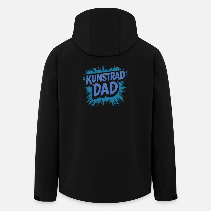 Kunstrad, Kunstradfahren, Hallenradsport, Dad - Recycelte Männer Softshell-Jacke von Stanley/Stella - Schwarz
