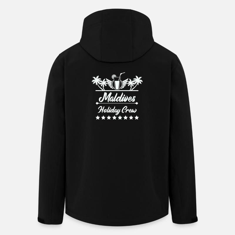 Maldives Holiday Crew  - Recycelte Männer Softshell-Jacke von Stanley/Stella - Schwarz