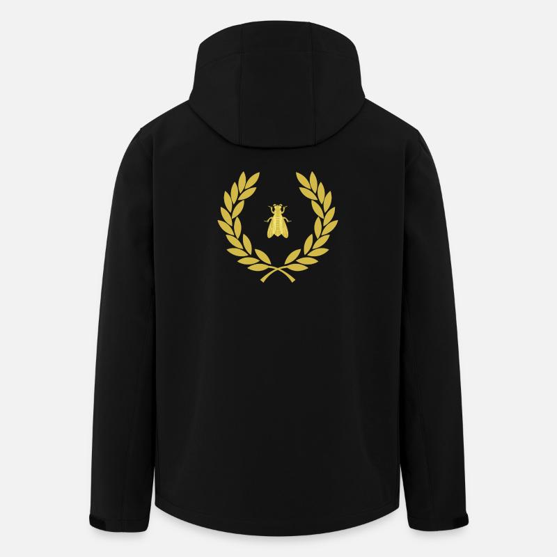 Napoleonische Biene - Recycelte Männer Softshell-Jacke von Stanley/Stella - Schwarz