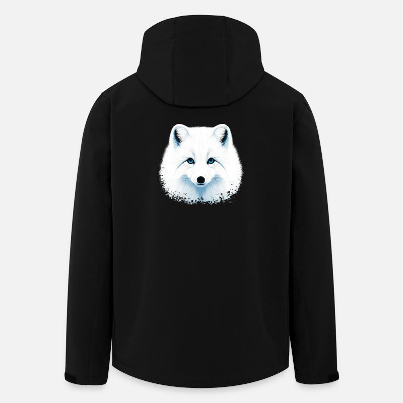 Polarfuchs - Recycelte Männer Softshell-Jacke von Stanley/Stella - Schwarz