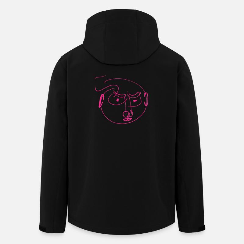Angry Baby T-Shirt - Men’s Recycled Softshell Jacket by Stanley/Stella - black
