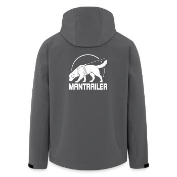 Golden Retriever MANTRAILER Suchhunde Hunde Hund - Recycelte Männer Softshell-Jacke von Stanley/Stella - Schwarz - Hinten - AI Model Male 185 light (185cm)