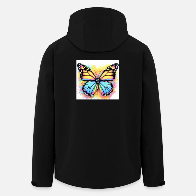 papillon - Veste softshell homme en polyester recyclé Stanley/Stella - noir