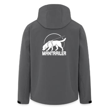 Labrador MANTRAILER Chiens de recherche Chiens Saules chiens - Veste softshell homme en polyester recyclé Stanley/Stella - noir - Dos - AI Model Male 185 light (185cm)