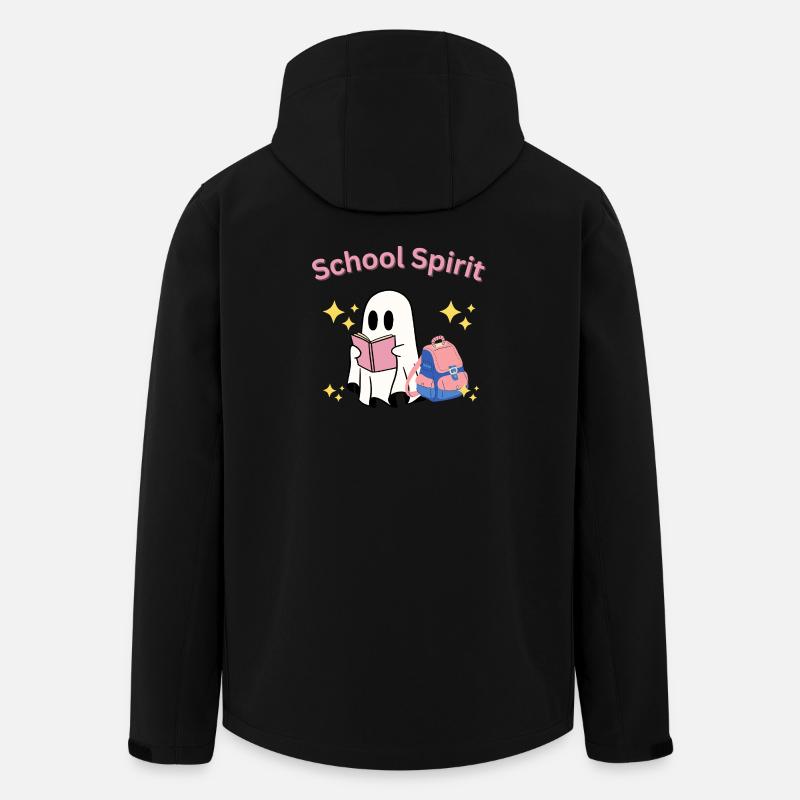School Spirit Ghost Teacher Halloween - Veste softshell homme en polyester recyclé Stanley/Stella - noir