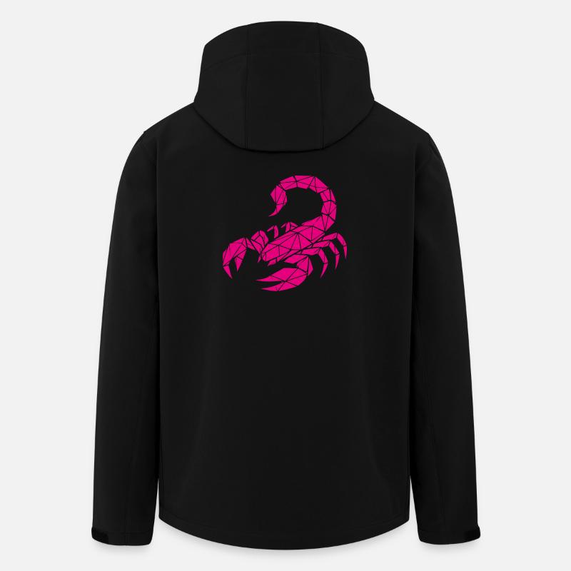 Skorpion – Kraft & Geheimnis - Recycelte Männer Softshell-Jacke von Stanley/Stella - Schwarz